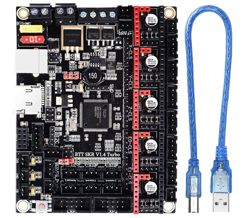BigTreeTech لوحة تحكم SKR V1.4 Turbo 32 بت DIY لمعظم طابعات FDM 3D متوافقة مع شاشة اللمس TFT Series/ LCD12864 تدعم TMC2209/TMC2208/TMC2130 - Image 1